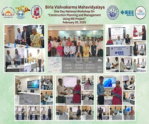 National Workshop on Construction Planning and Management Using MS Project