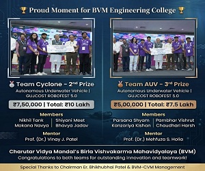 Achievement at GUJCOST ROBOFEST 5.0 Finale